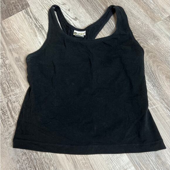 Jacques Moret Tops - Jacques Moret Black Athletic Tank Top Womens XL Stretch Athleisure Activewear